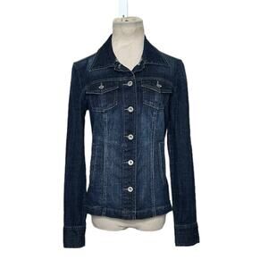 Tommy Hilfiger blue denim buttoned jacket size small